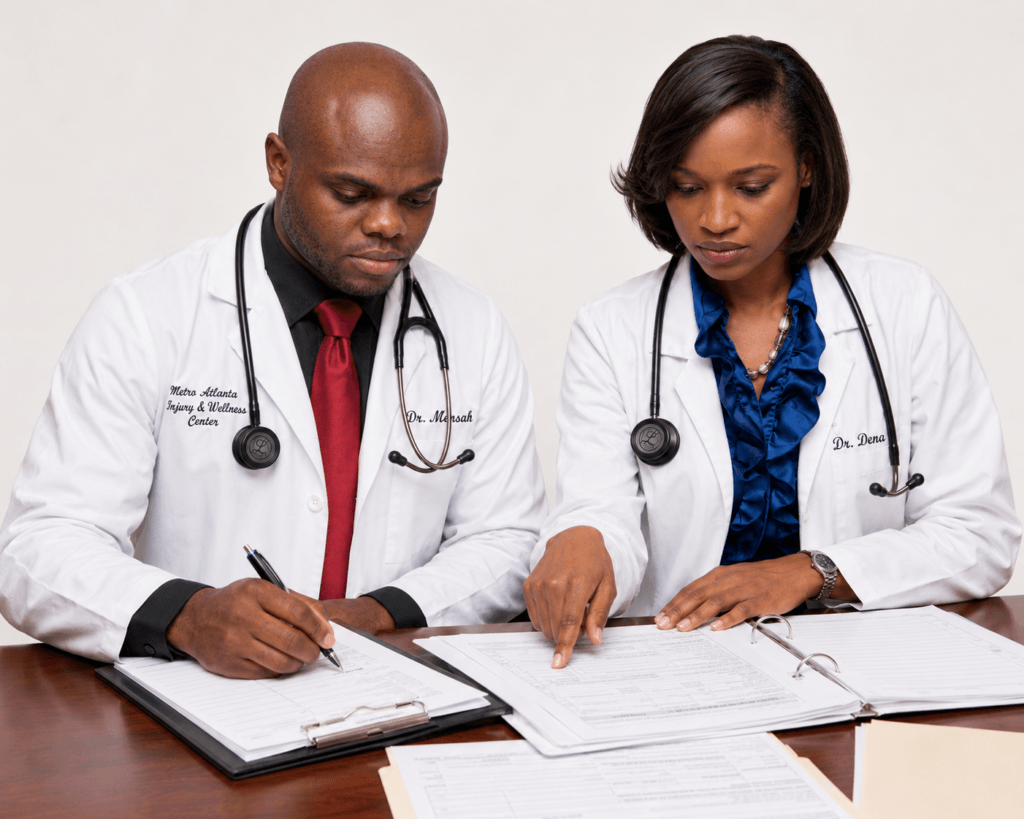 Personal injury documentation for Fairburn accident patients
