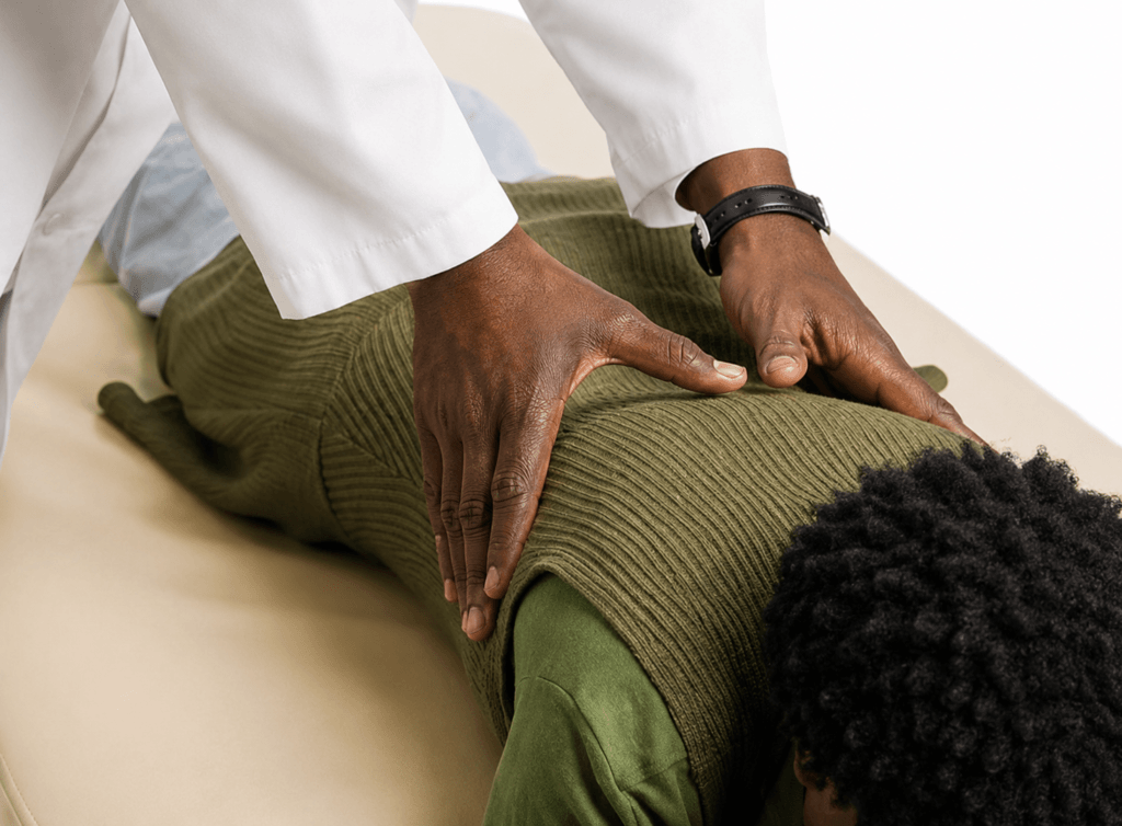 Walk-in chiropractic consultation for back pain