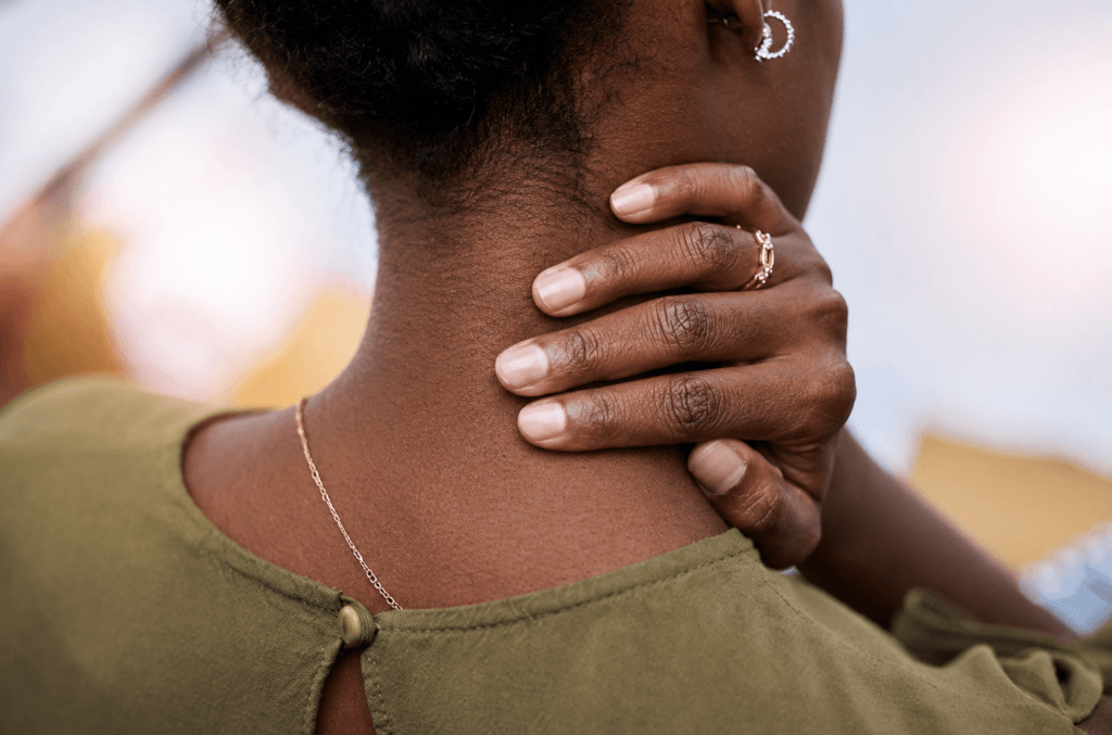 Neck pain after a druck driving accident.